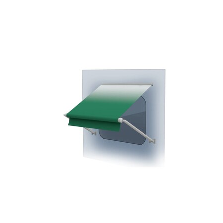 Lippert 54IN STANDARD WINDOW AWNING ROLLER, GREEN FADE, WHITE WG V000345020